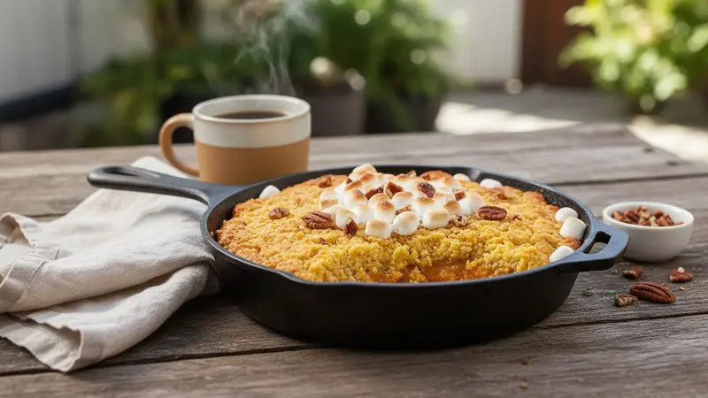 Grilled Pumpkin Dump Cake