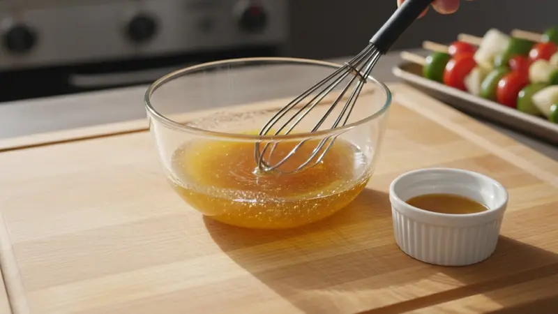 Make the mild honey-butter glaze