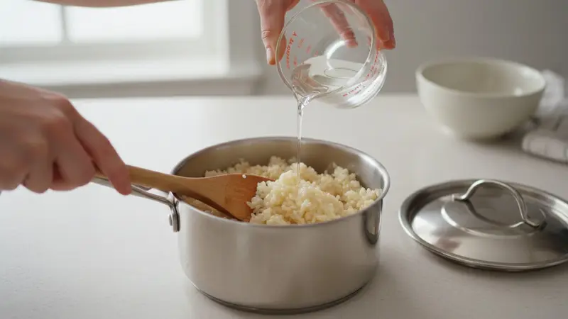 Cook the grain base