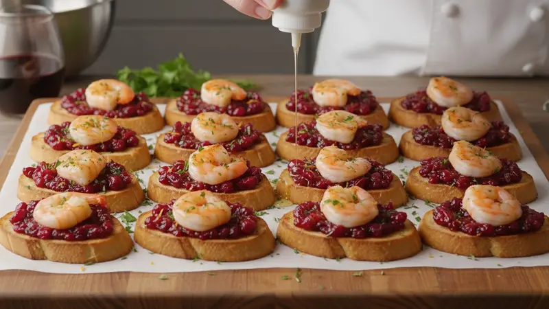 Assemble and serve the crostini