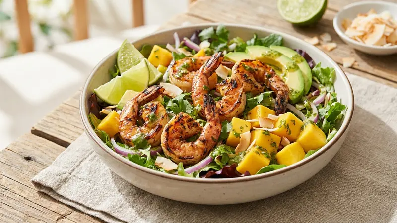 Grilled Shrimp Mango Salad