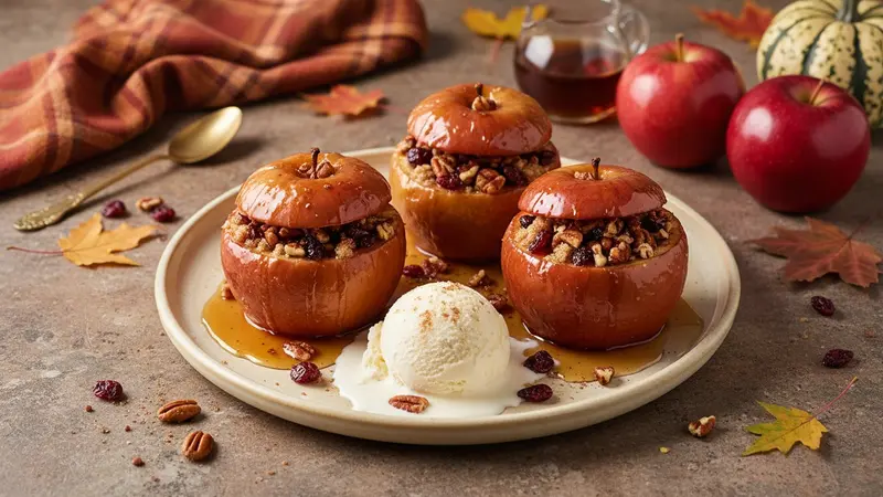 Grilled Stuffed Baked Apples