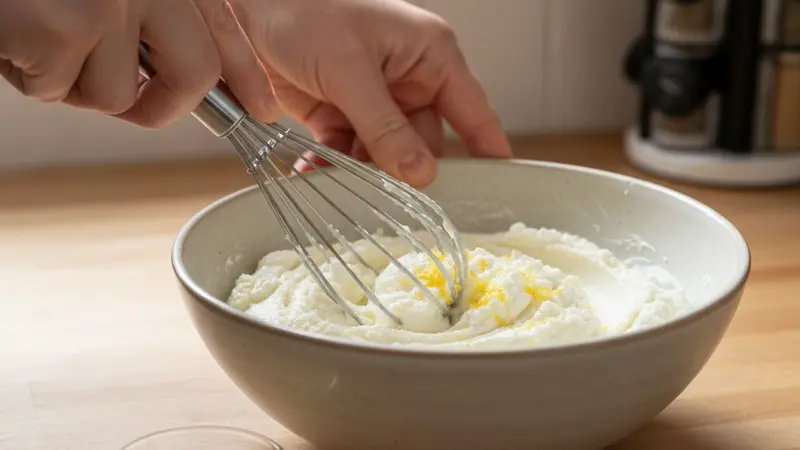 Make lemon-whipped ricotta
