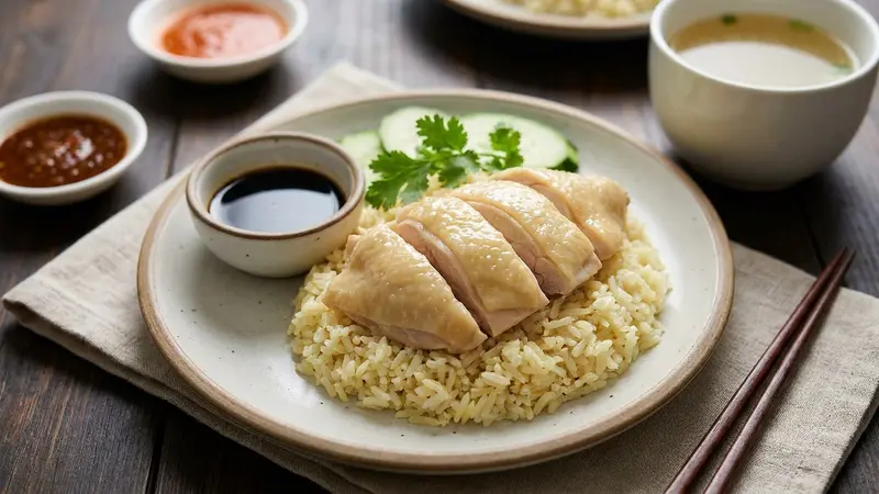 Hainanese Chicken Rice