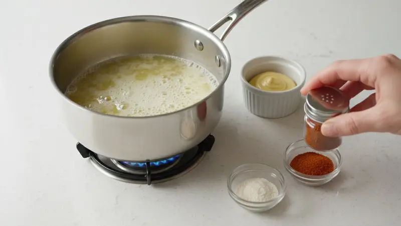 Warm aromatics and butter