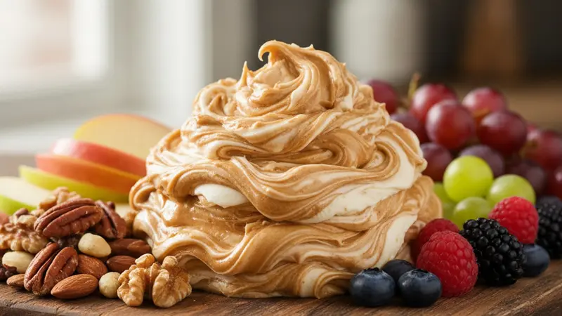 Honey Cinnamon Sweet Butter Board with Toasted Nuts and Fruit