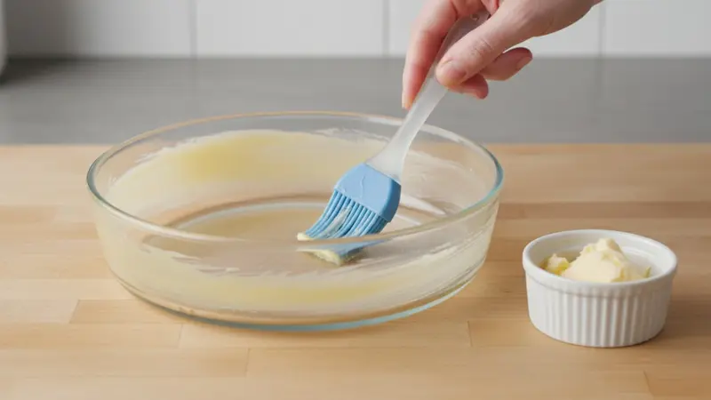 Preheat and prepare the dish