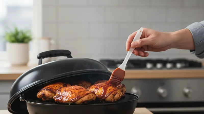 Grill and baste