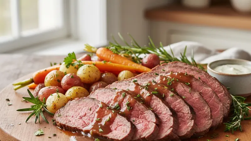 Instant Pot Top Round Roast for Tender Sliced Roast Beef