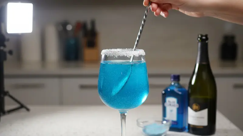 Finish with a gentle stir and serve
