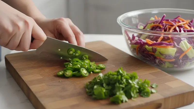 Prep the vegetables