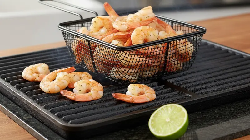 Grill the shrimp