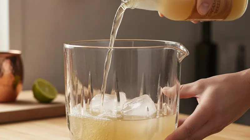 Finish with ginger beer and chill