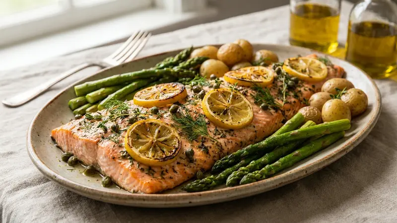 Lemon Herb Roasted Salmon