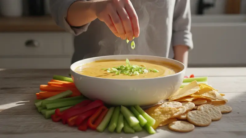 Serve and garnish