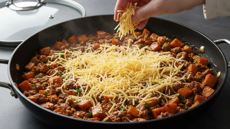 Melt the cheese