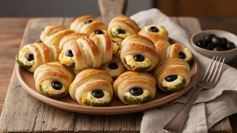Mummy Jalapeño Poppers