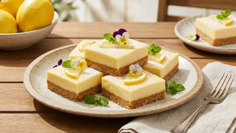 No-Bake Lemon Bars