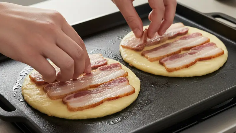 Shape and cook on a hot griddle or skillet