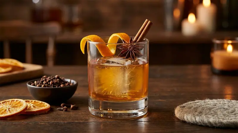 Orange Spiced Old Fashioned