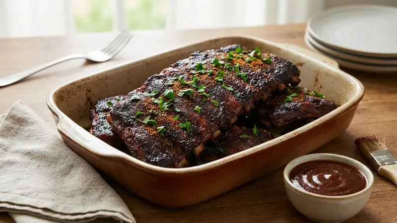 Oven Memphis Dry-Rub Ribs