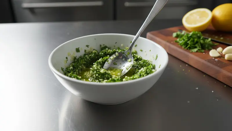 Make the lemon gremolata