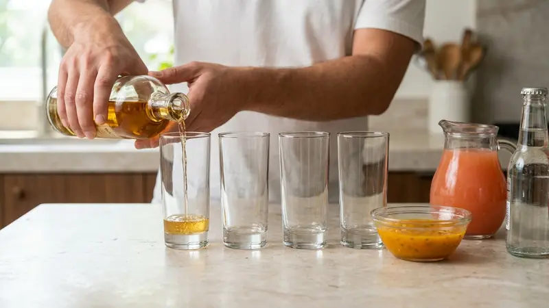 Build the Passionfruit Palomas
