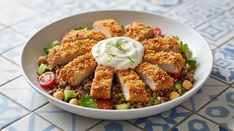 Potato-Chip-Crusted Pork Schnitzel Bowl