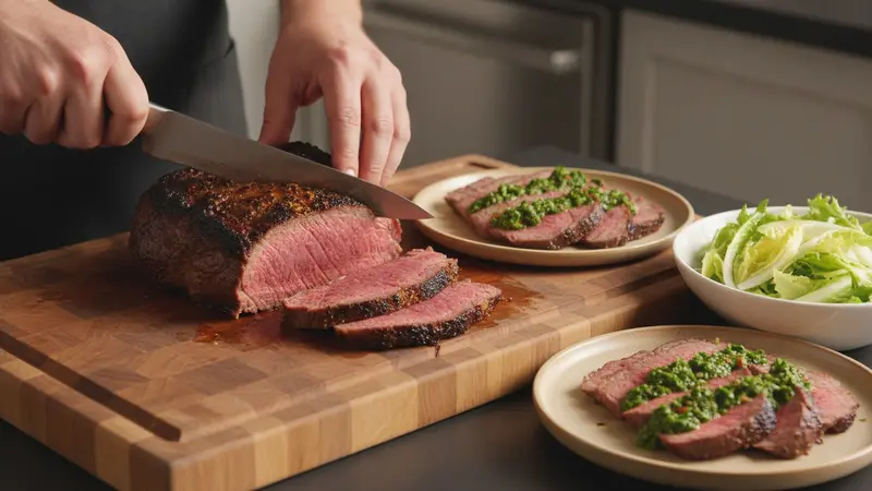 Slice, plate and serve