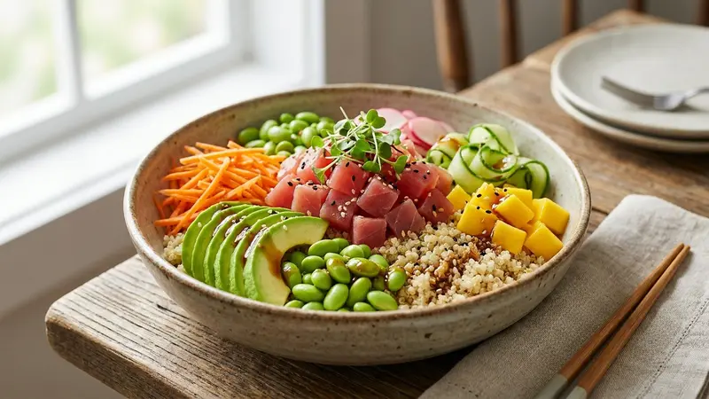 Quinoa Poke Bowl