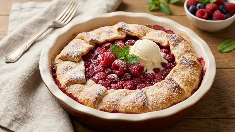 Raspberry Galette