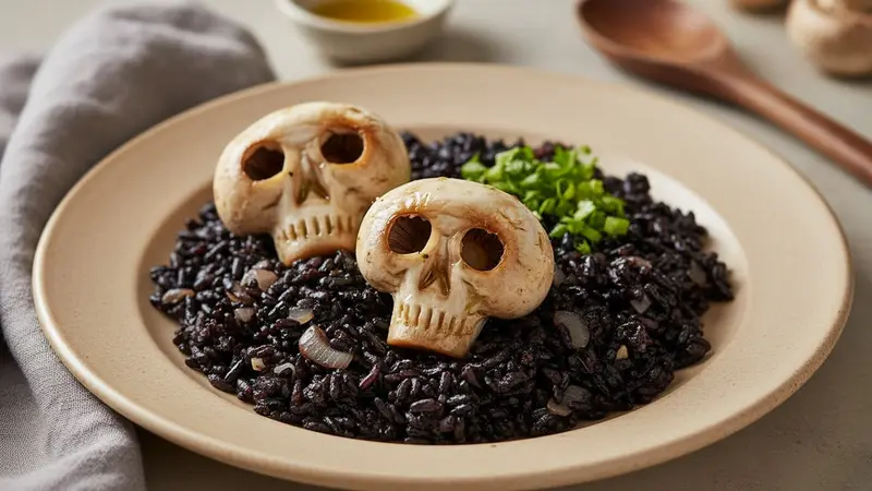 Roasted Skeleton Mushroom Halves