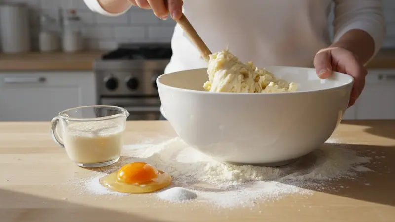 Combine ingredients and form a dough