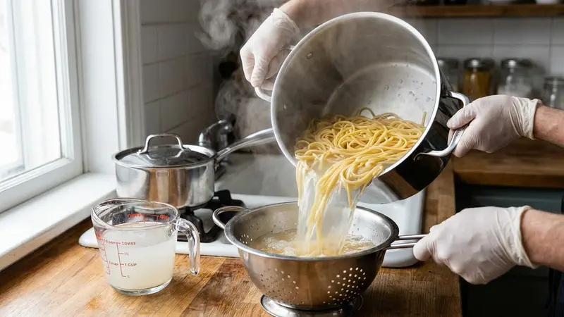 Cook the pasta