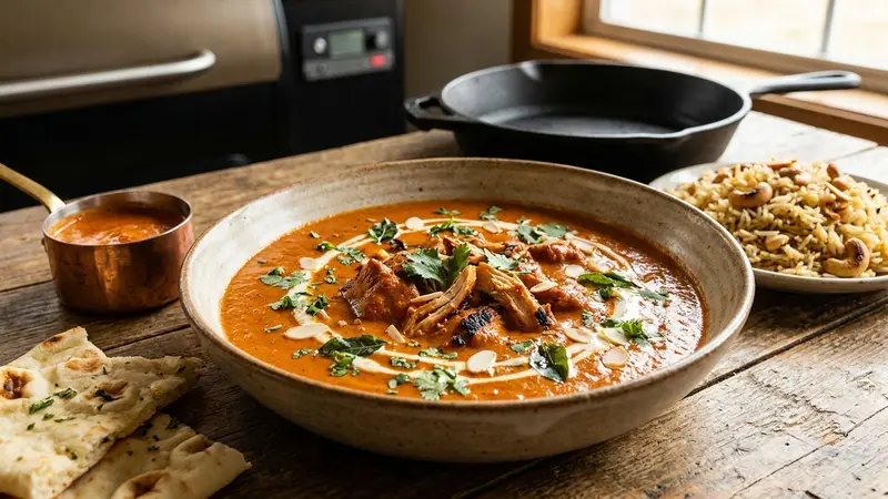 Smoked Butter Chicken for Pellet and Offset Smokers