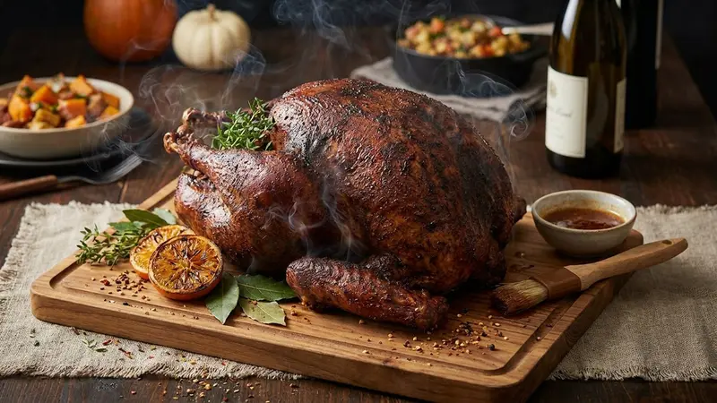 Smoked Cajun Turkey