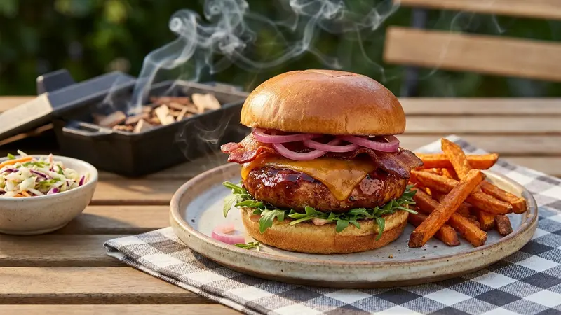 Smoked Chicken Burger