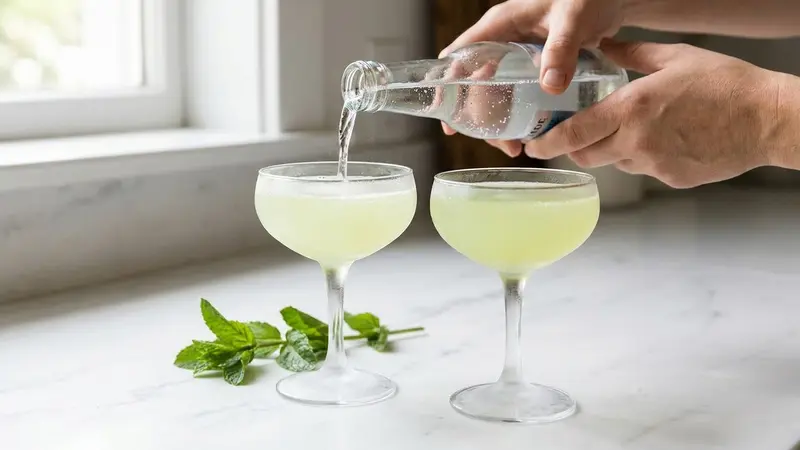 Top and garnish