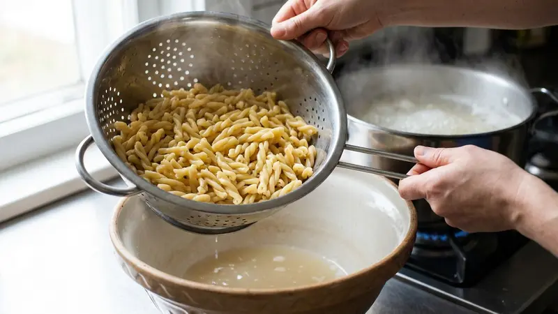 Cook the pasta