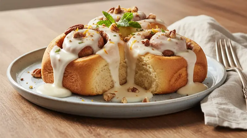 Sticky Gluten-Free Cinnamon Rolls with Cream Cheese Glaze