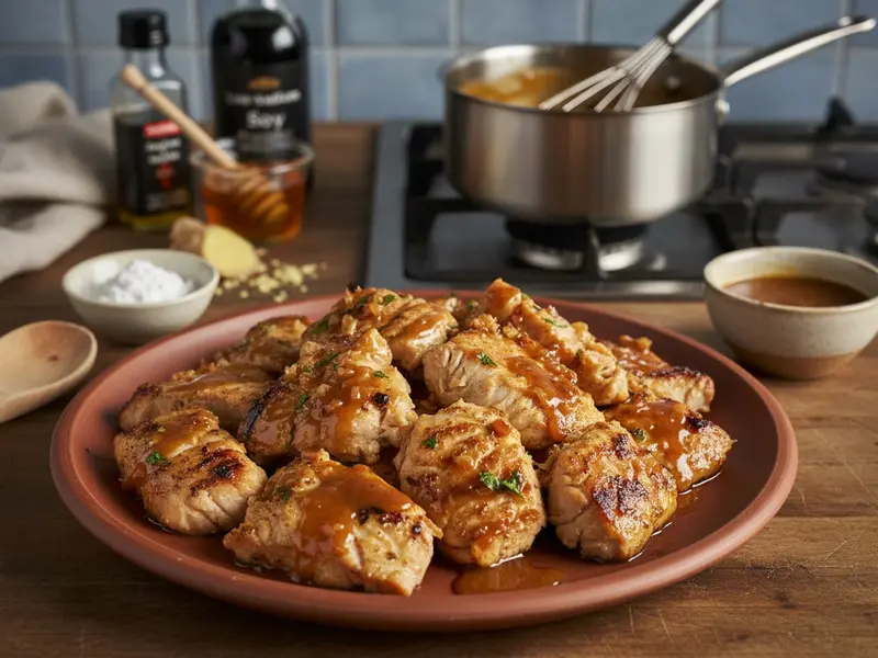 Prepare the teriyaki glaze