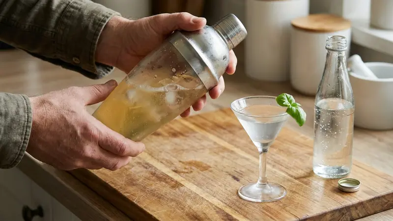 Make the Cucumber & Herb Tiny Tini