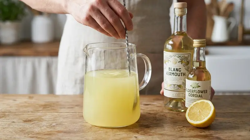 Mix the vermouth base
