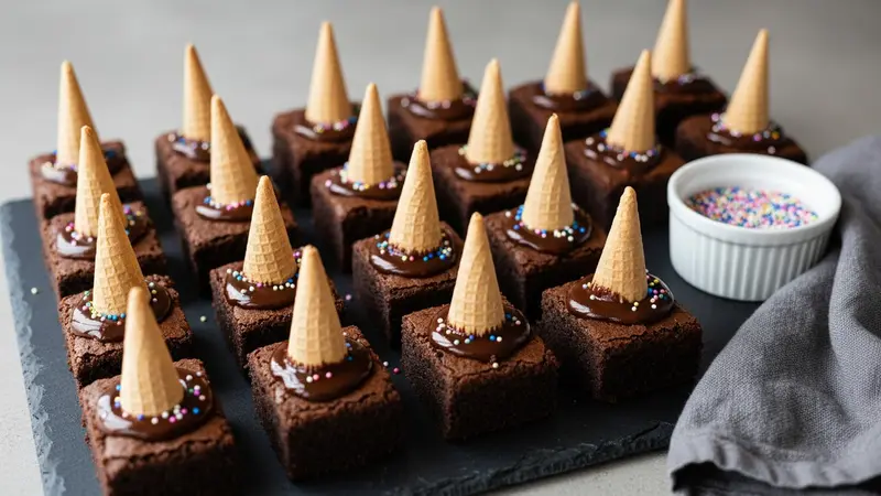 Witch Hat Brownies