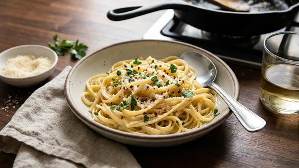 Garlic Butter One-Pot Pasta