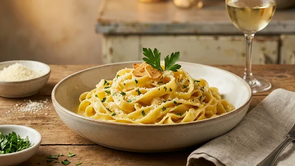 Creamy Garlic Butter Pasta