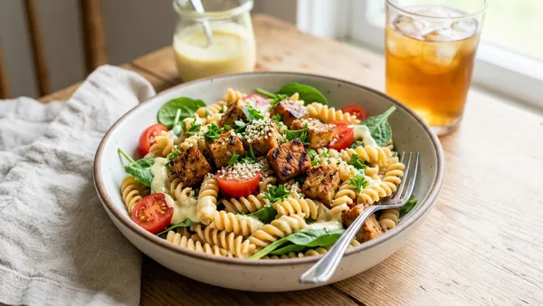 Vegan Protein Pasta Salad