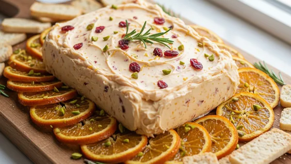 Cranberry Orange Holiday Butter Board with Candied Citrus and Rosemary