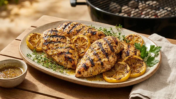 Charcoal Lemon Pepper Chicken
