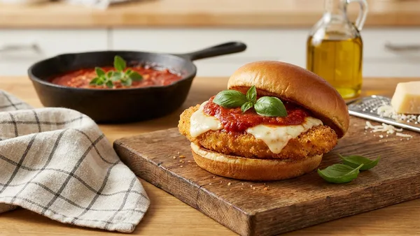 Chicken Parmesan Burger